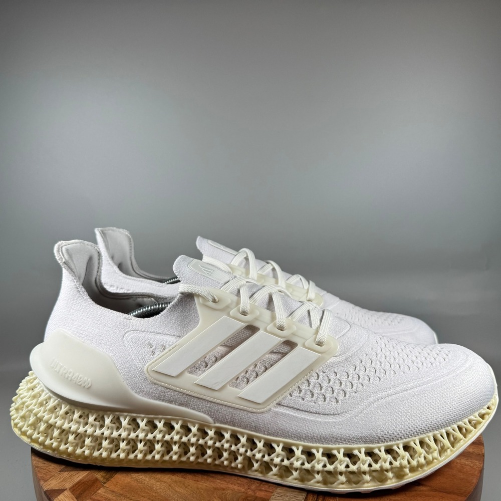 Adidas Ultra 4DFWD Mens 14 Running Shoes White Primeknit HP7598 Techwear Sneaker